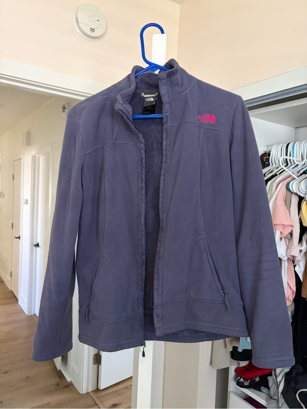 The North Face Women's Purple Full-Zip Fleece Jacket